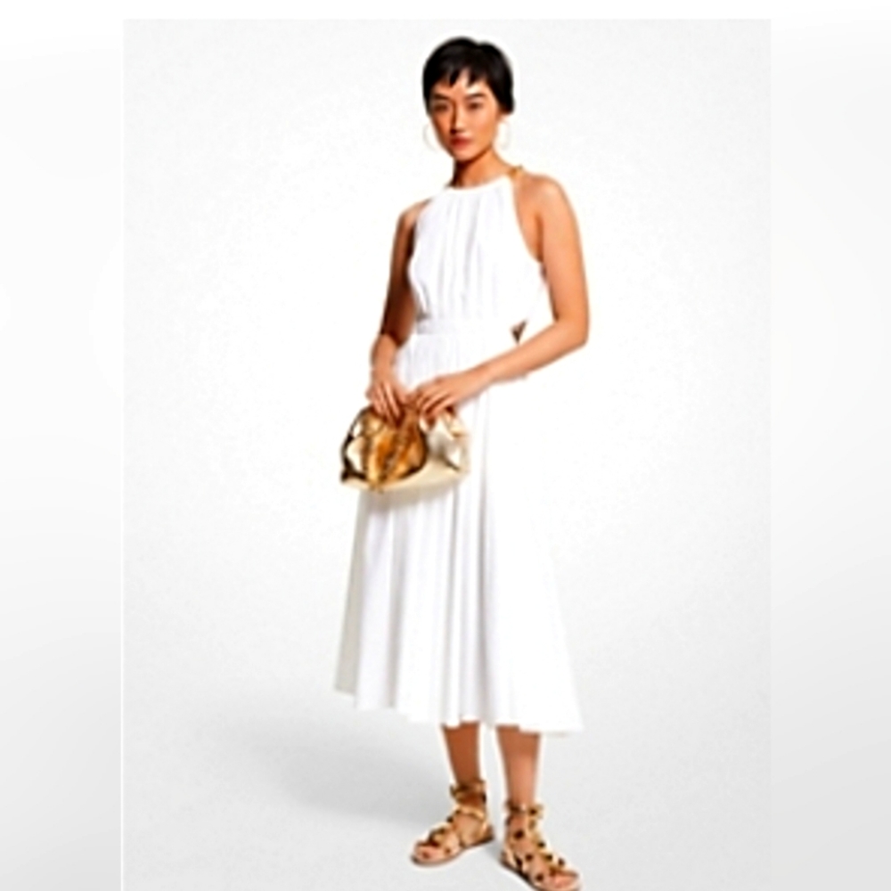 NWT Michael Kors white cotton dress